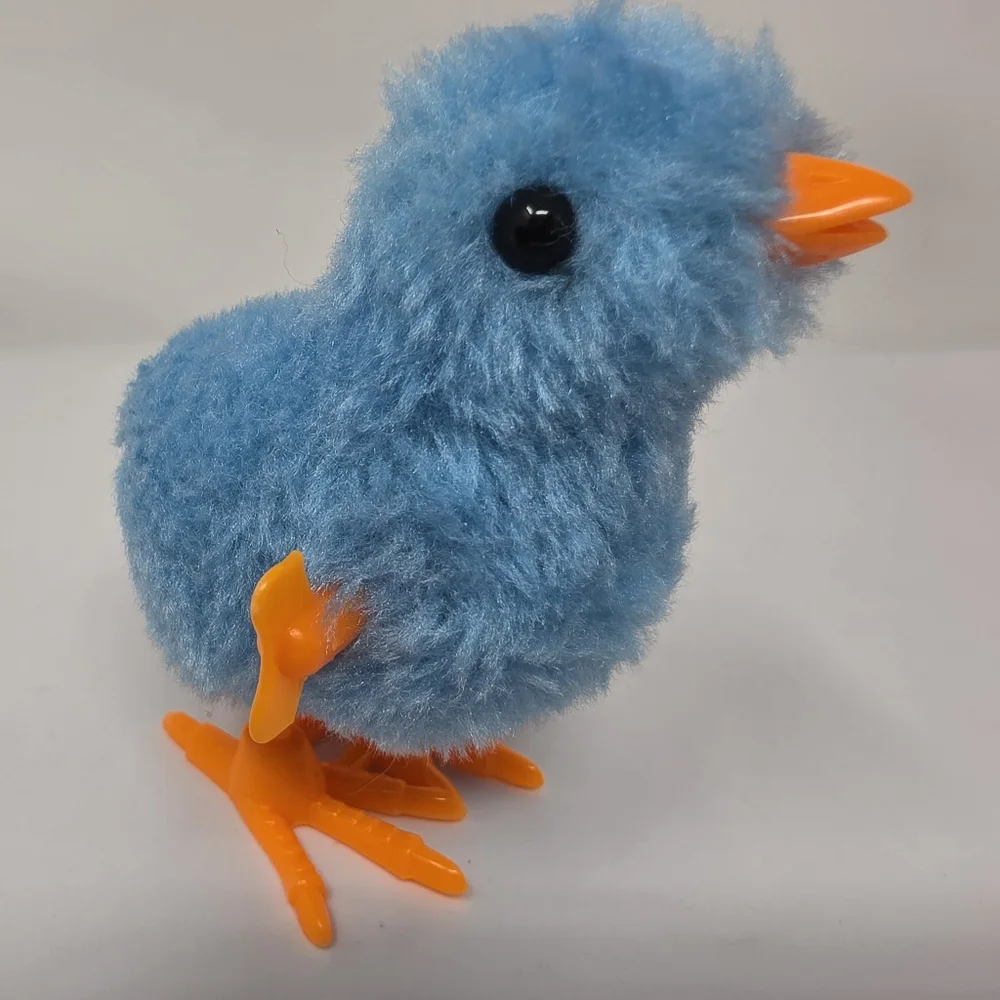 Bunny Rabbit Blue Chick Hop Wind Up Toys Lot of 4